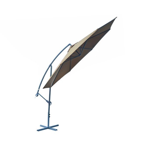 Pruun päikesevarju ø 350 cm - Rojaplast-image-2