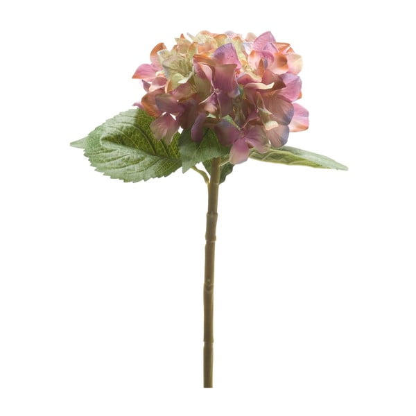 Umělá fialová hortenzie, 53 cm
