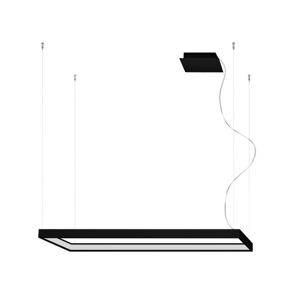 Must metallist LED-rippvalgusti TUULA - Thoro