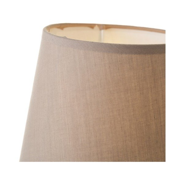 Beež keraamiline laualamp tekstiilist varjuga (kõrgus 28 cm) - Casa Selección-image-2