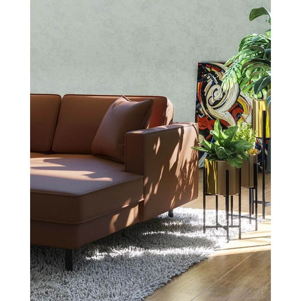 Konjakipruun nahast nurgadiivan (parem nurk) Kobo - MESONICA-image-3