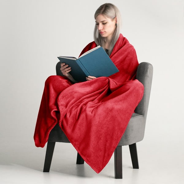 Punane mikrokiudtekk , 160 x 210 cm Mic - DecoKing-image-1