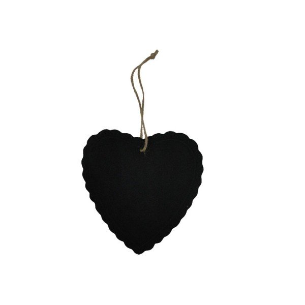 Křídová cedule ve tvaru srdce Antic Line Heart Decor