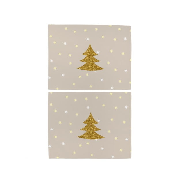 Jõulumotiiviga riidest lauamatid 2tk 35x45 cm - Butter Kings
