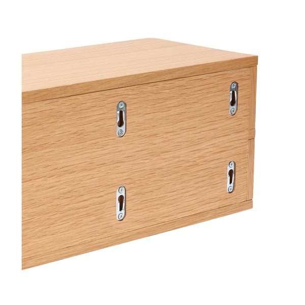 Tammedekooriga rippuv öökapp koos riiulitega Öppen - Hübsch-image-4