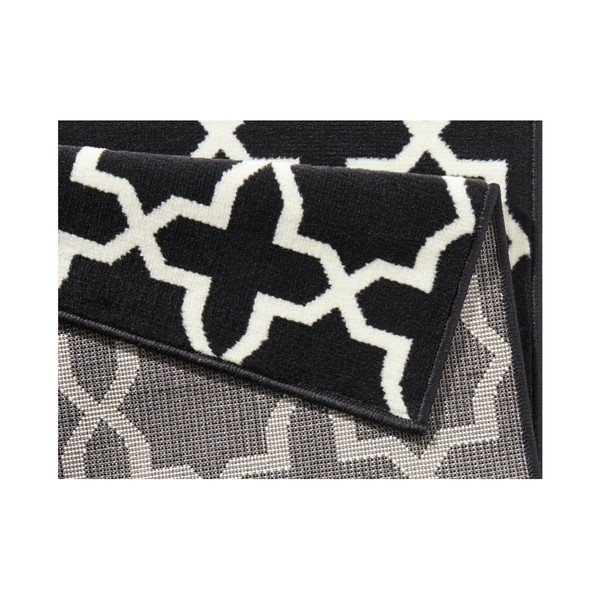Must-valge jooksja , 80 x 350 cm Basic Glam - Hanse Home-image-3