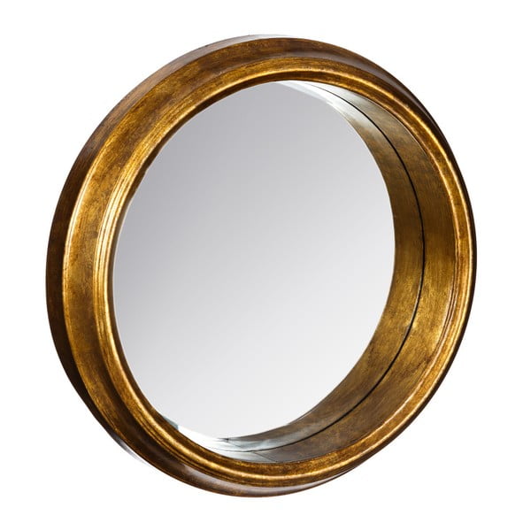 Zrcadlo ve zlaté barvě Ixia Goldie, ⌀ 61,5 cm