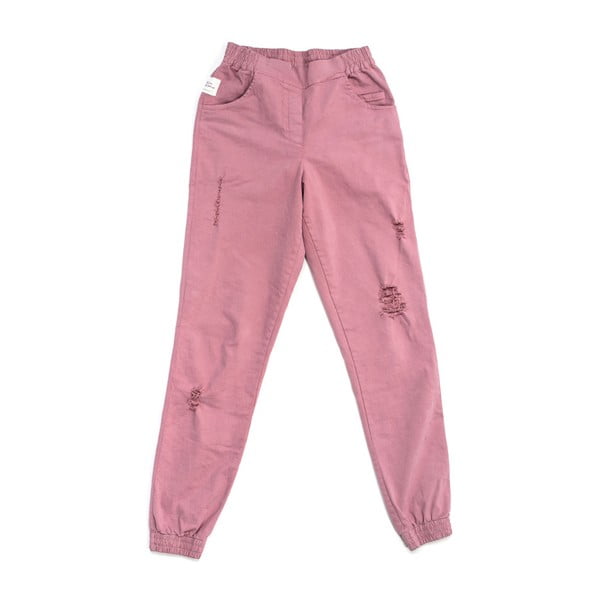Růžové kalhoty Lull Loungewear Glamorous, vel. XL