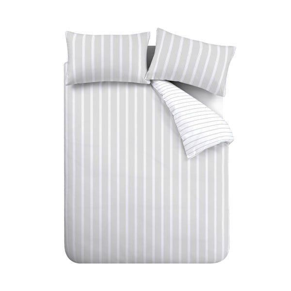 Hall puuvillane voodipesu 230x220 cm Ashford Stripe - Bianca