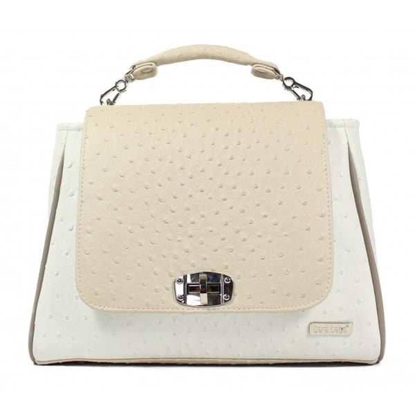 Bílo-béžová kabelka Dara bags Elizabeth No.22