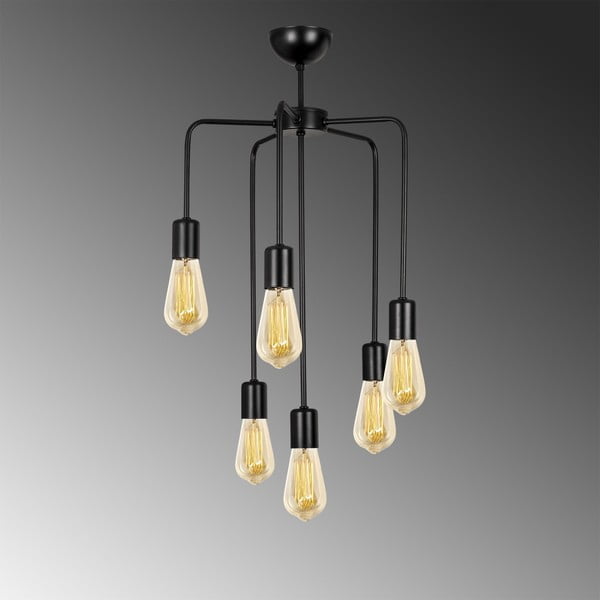 Must metallist rippvalgusti Opviq lights Linos - Opviq lights-image-1