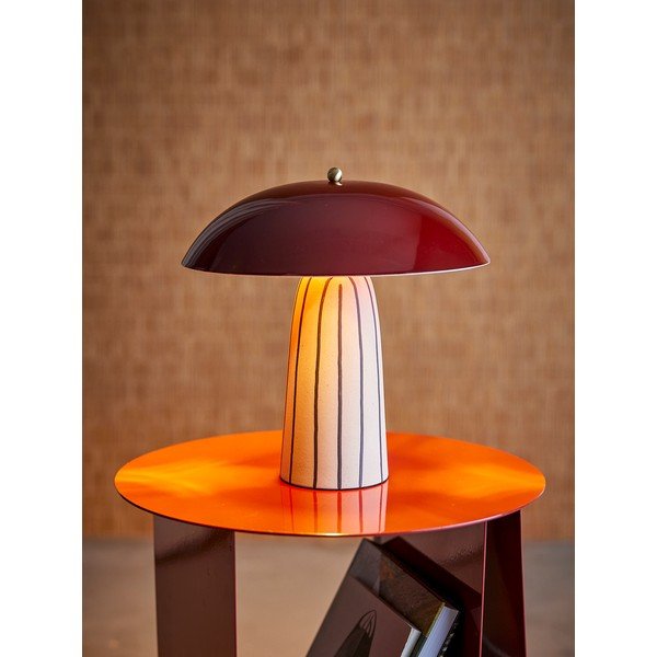 Keraamiline laualamp metallvarjuga (kõrgus 32 cm) Arvid - Bloomingville-image-1