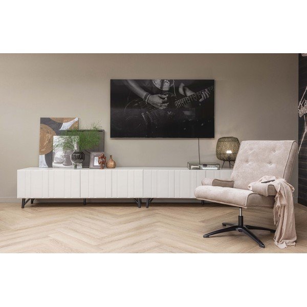 Kreemjas telerilaud männipuidust 181x56 cm Miller - WOOOD-image-1