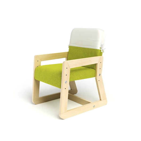 Zelená nastavitelná dětská židle Timoore Simple UpME