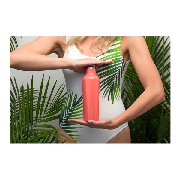 Oranžová cestovní termolahev z nerezové oceli Corkcicle Canteen, 470 ml-image-2