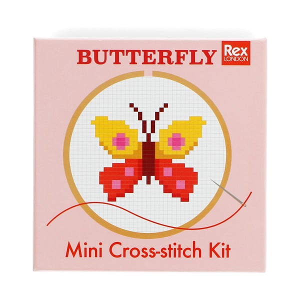 Loominguline komplekt Cross-stitch Kit Butterfly - Rex London