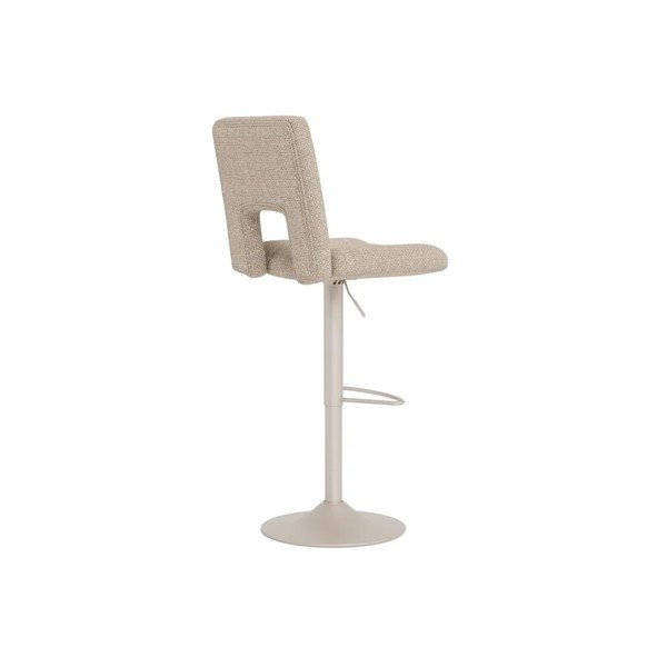 Beežid polsterdatud baaritoolid (2 tk komplektis), reguleeritava kõrguse/pöördega (istme kõrgus 62 cm) Sylvia - Actona-image-4