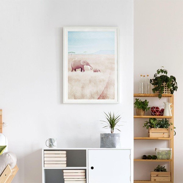 Plakat 30x40 cm Elephants - Travelposter-image-3