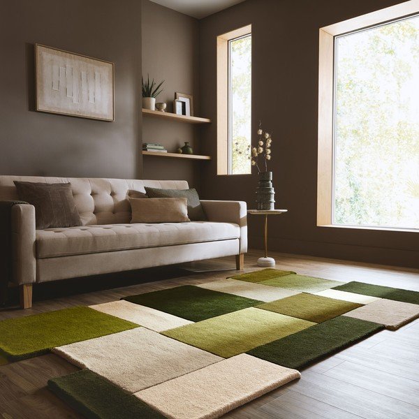 Käsitsi kootud villane vaip 120x180 cm Collage - Flair Rugs-image-1