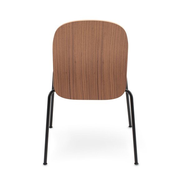 Pruun pähklipuu dekooriga söögitool Book - Gazzda-image-3