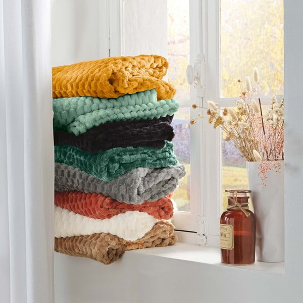 Roheline mikroflanell pleed 125x150 cm Mini Frosty - douceur d'intérieur-image-4