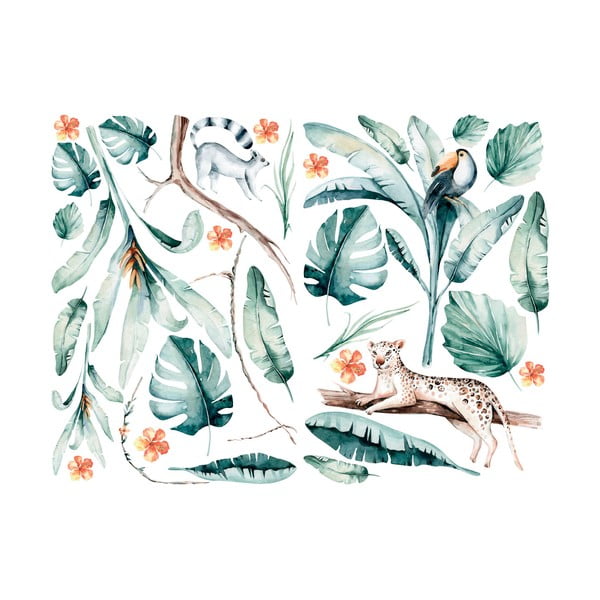 Dekoratiivsed seinakleebised Troopiline - Ambiance-image-4