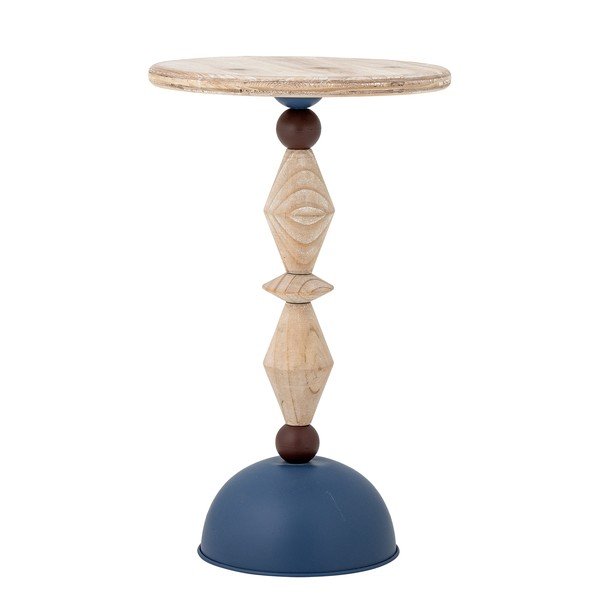 Ümmargune kuusepuidust abilaud, läbimõõduga 30 cm Mannelli - Bloomingville