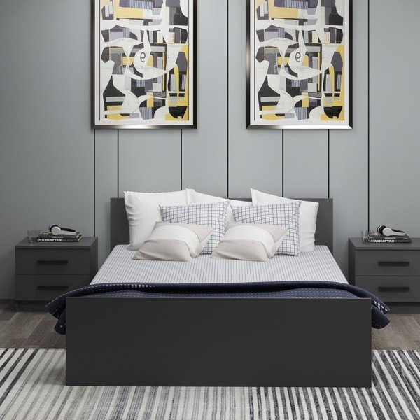 Antratsiitne kaheinimesevoodi 160x200 cm Kale - Kalune Design-image-3