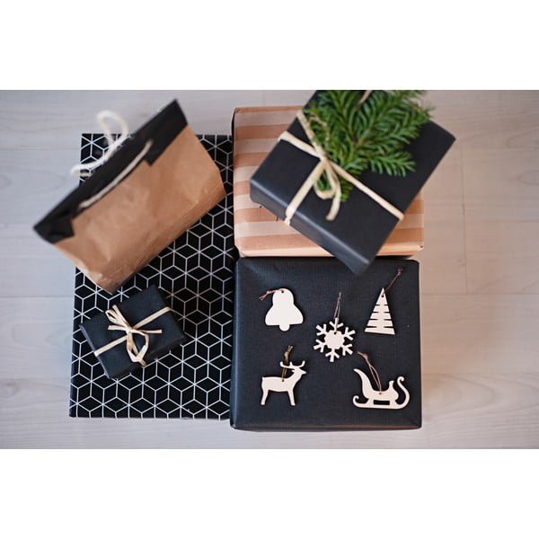 10 puidust jõulukaunistuste komplekt Medium - Spira-image-2