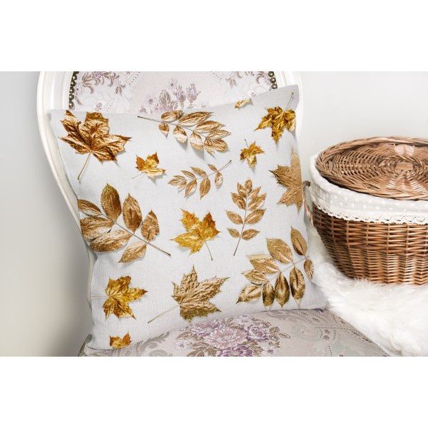 Padjapüür kuldne leht, 42 x 42 cm - Minimalist Cushion Covers-image-2