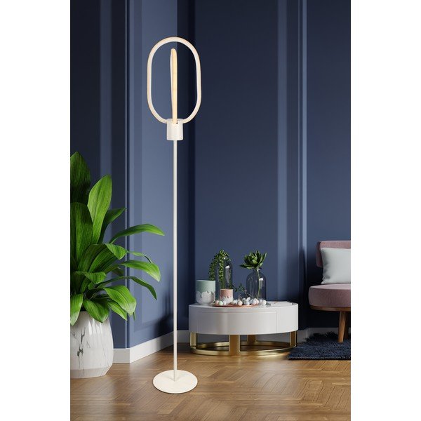 Valge LED põrandavalgusti (kõrgus 132 cm) Goktug - Squid Lighting-image-1