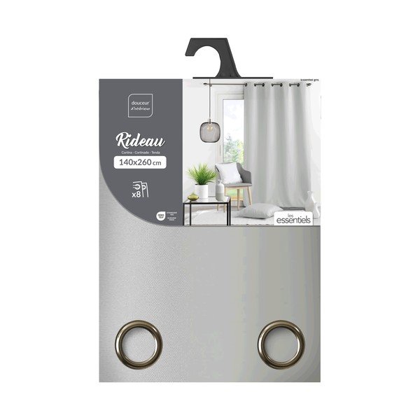 Helehall kardin 140x260 cm Essentiel - douceur d'intérieur-image-3