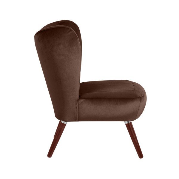 Tumepruun tugitool Velvet Sari - Max Winzer-image-2