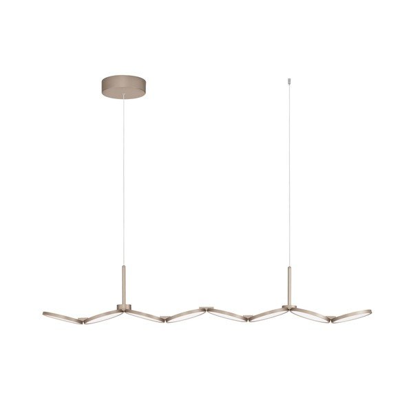 Alumiiniumist hämardatav LED-rippvalgusti mattkuldses värvitoonis Vea - Nova Luce