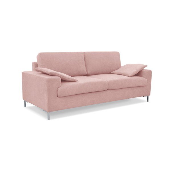 Světle růžová pohovka pro tři Cosmopolitan design Hong Kong-image-1