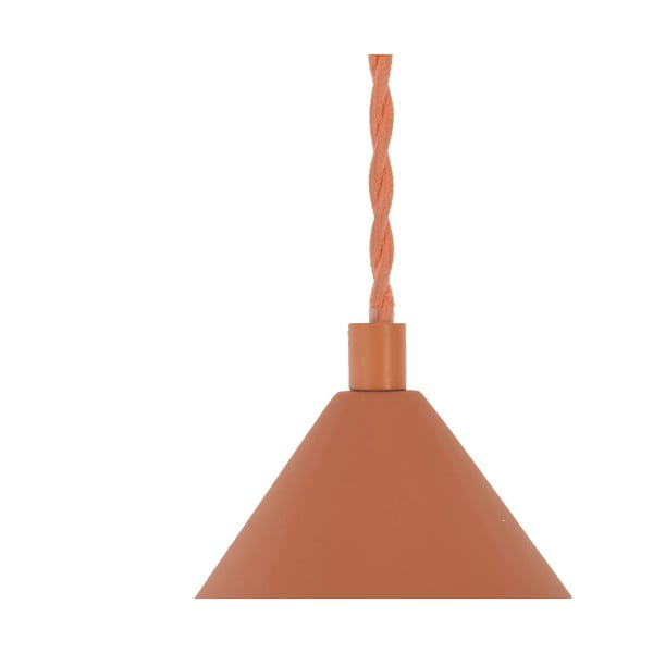 Telliskivivärvi rippvalgusti kivikeraamikast varjuga ø 30 cm Vilma – SULION-image-2