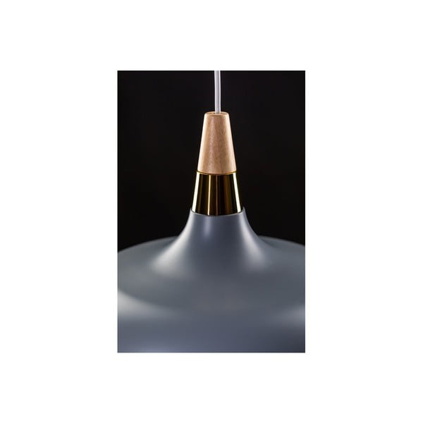 Hall rippvalgusti puidust-metallist varjuga Skandi - GTV-image-1