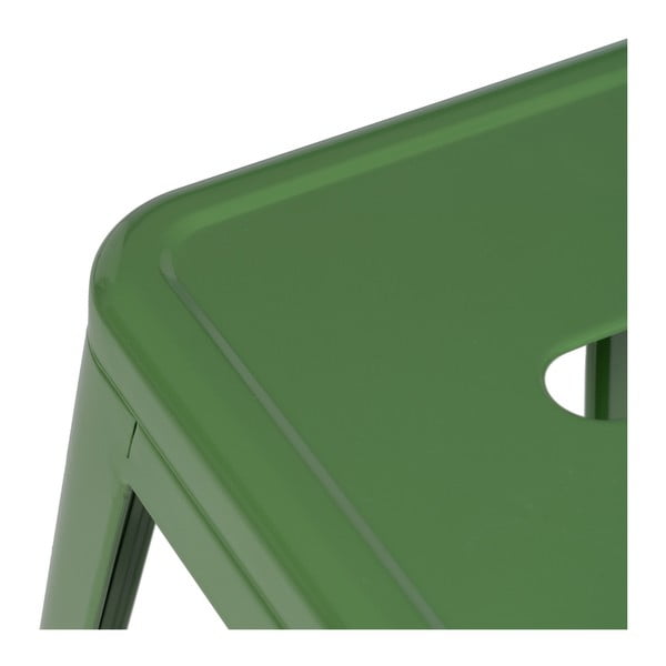 Rohelised metallist baaritoolid 2 tk komplektis (istme kõrgus 61 cm) - Ixia-image-4