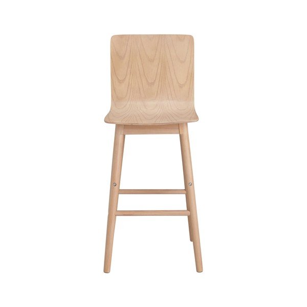 Looduslikust värvi kummipuust baaritool (istme kõrgus 68 cm) Svensen - Ellos Home-image-2