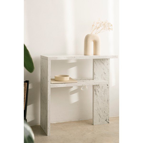 Valge konsoollaud 30x80 cm Dante - Really Nice Things-image-3