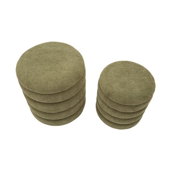 Khaki värvi taburetid kahes komplektis Nordic Style - Mauro Ferretti-image-2