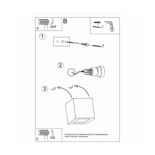 Must seinavalgusti Leo - Sollux-image-4