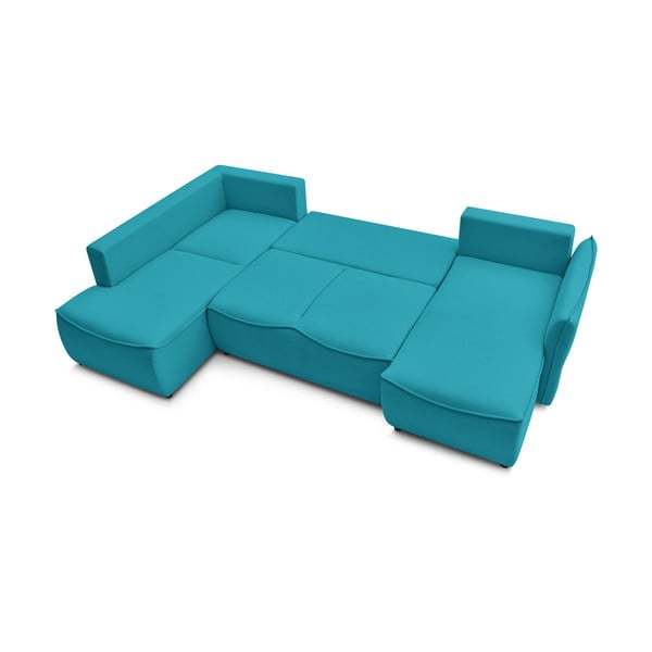 Türkiissinine nurgadiivanvoodi (parem nurk) Leon – Bobochic Paris-image-4