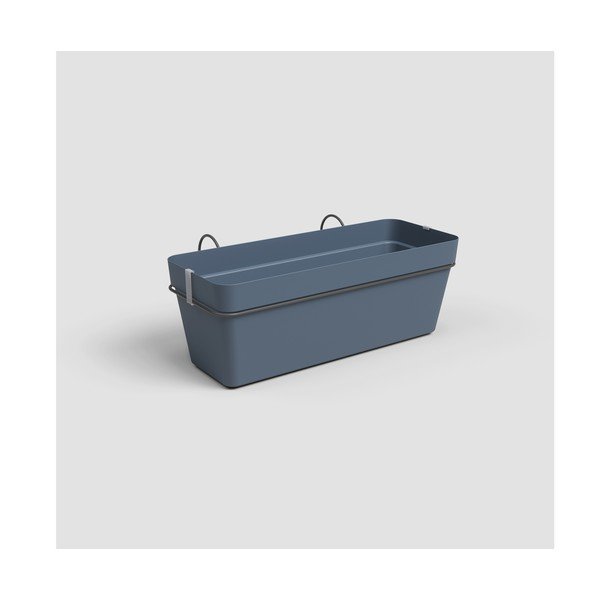 Taaskasutatud plastikust rippuv isekastev taimekast 50 cm Capri - Artevasi-image-1