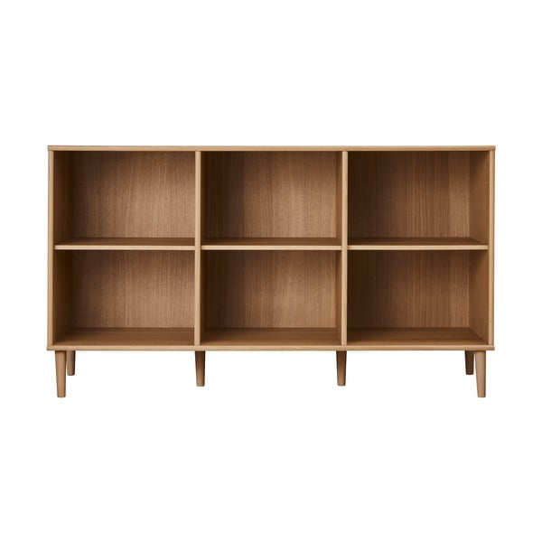 Raamaturiiul tammedekooriga 133x75 cm Mistral - Hammel Furniture