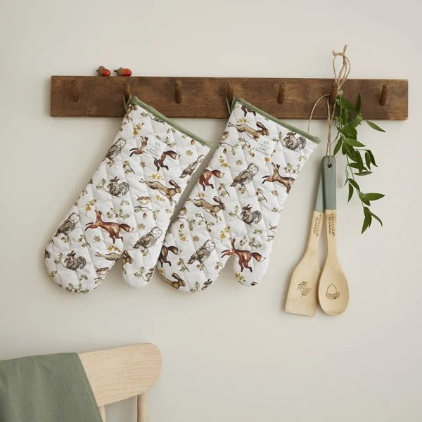 Puuvillased pajakindad 2tk komplektis Forest Fable - Cooksmart ®-image-1