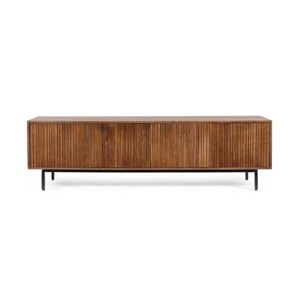 Mangopuust televiisorilaud naturaalses värvitoonis 170x50x40 cm Tadita - Bizzotto