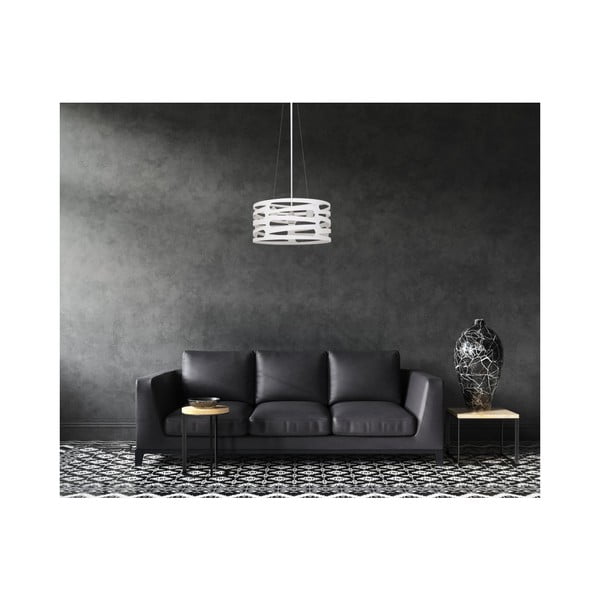 Valge rippvalgusti metallist varjuga Marisa - GTV-image-1