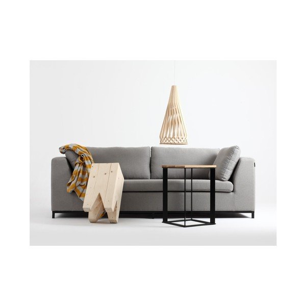 Světle šedá rozkládací pohovka pro tři Ambient-image-3