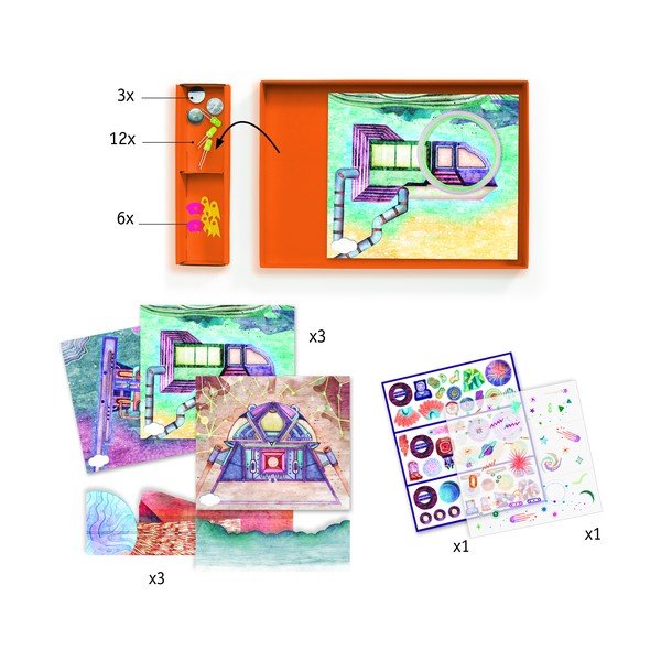 3 helendava Odyssey pildikomplektiga piltide komplekt - Djeco-image-4